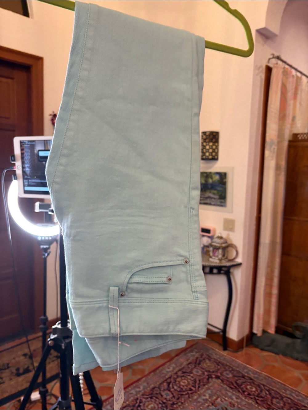 Lilly p turquoise jean